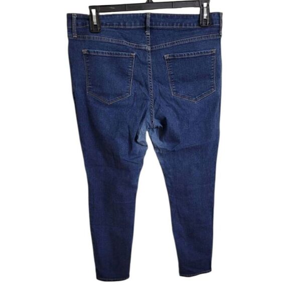 Old Navy Super Skinny Midrise Jeans Sz 14P Dark Wash *Read description - Picture 2 of 5